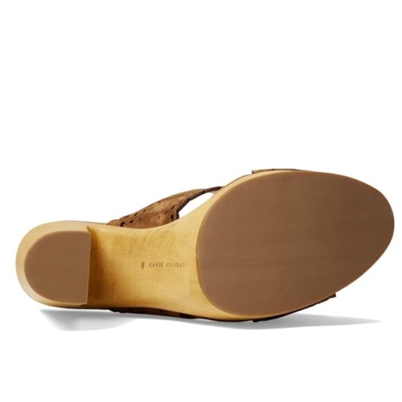 Veronica Beard 'Gaynor' Scalloped Suede Platform Sandals, Hazelwood - Picture 5 of 5